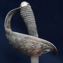 British WW1 1912 Pattern Cavalry Officers Sword 2nd Lt Frank DArcy Blofeld, 2nd Life Guards 14